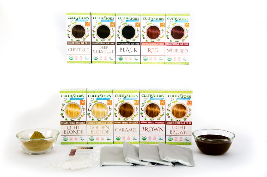 Organic Herbal Hair Color - Caramel